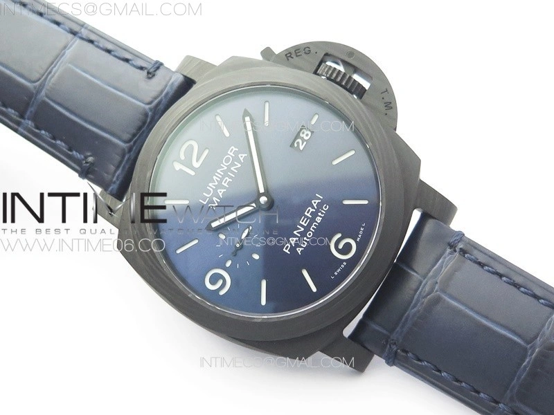 PAM1664 Carbotech VSF 1:1 Best Edition on Blue Leather Strap P.9010 Clone